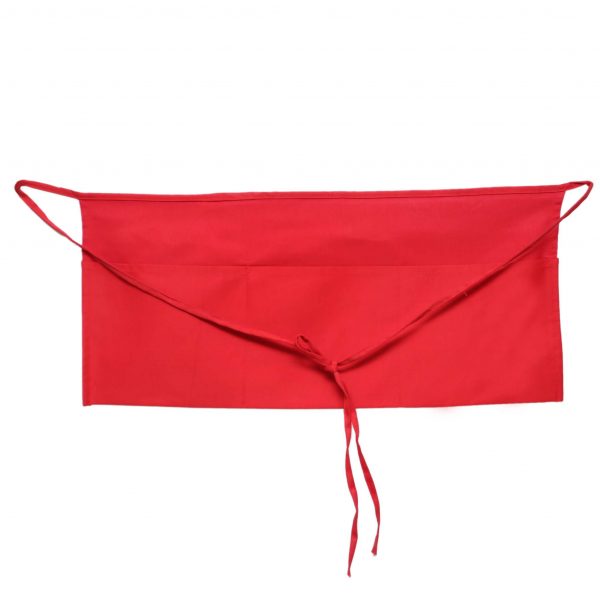 red waist aprons