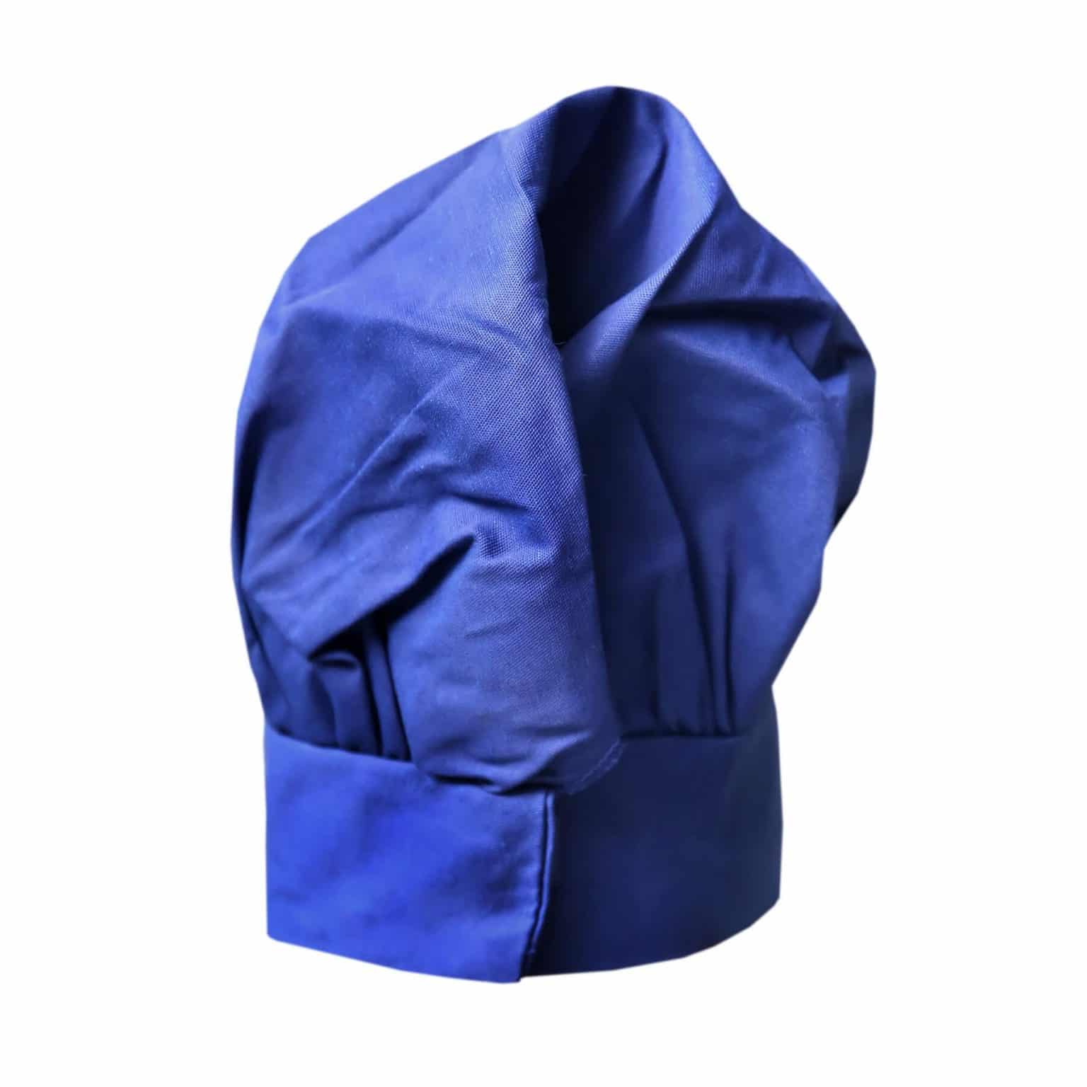 13" Royal Blue Chef Hat on [SALE] » Restaurant Linen Store