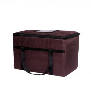 Brown insulated Food Delivery Bag
