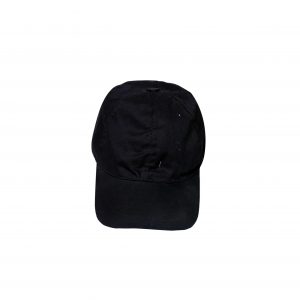 Plain black best sale adjustable baseball cap