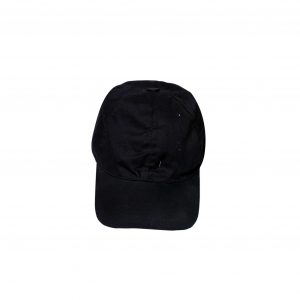 black adjustable baseball cap
