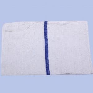 blue striped bar towels