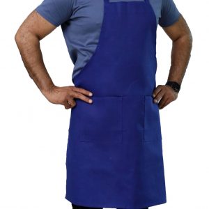 adjustable blue bib aprons