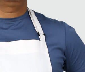 adjusting neck buckle apron